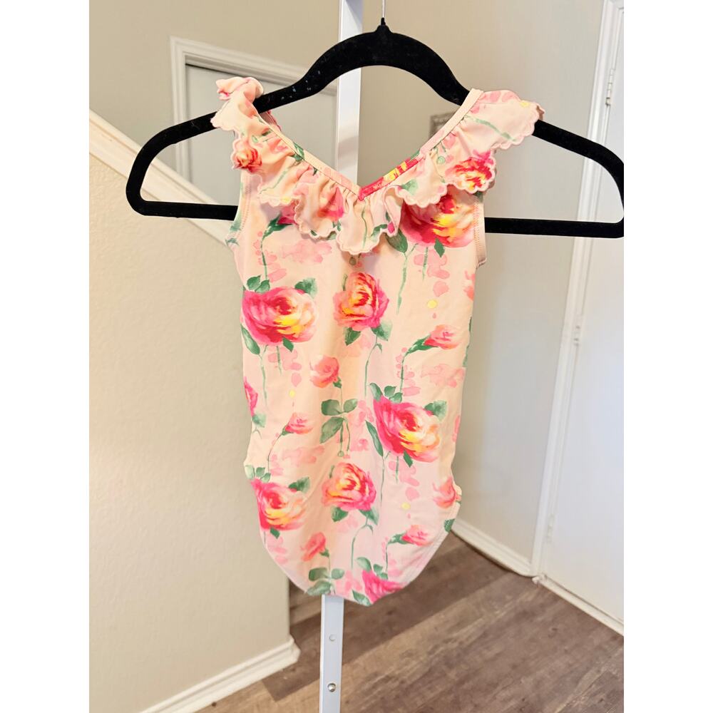 Gymboree One Piece Girls Swimsuit Size 6 - Picture 2 of 3
